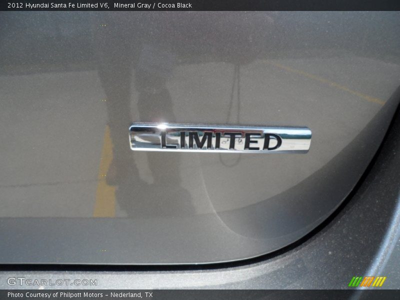 Mineral Gray / Cocoa Black 2012 Hyundai Santa Fe Limited V6