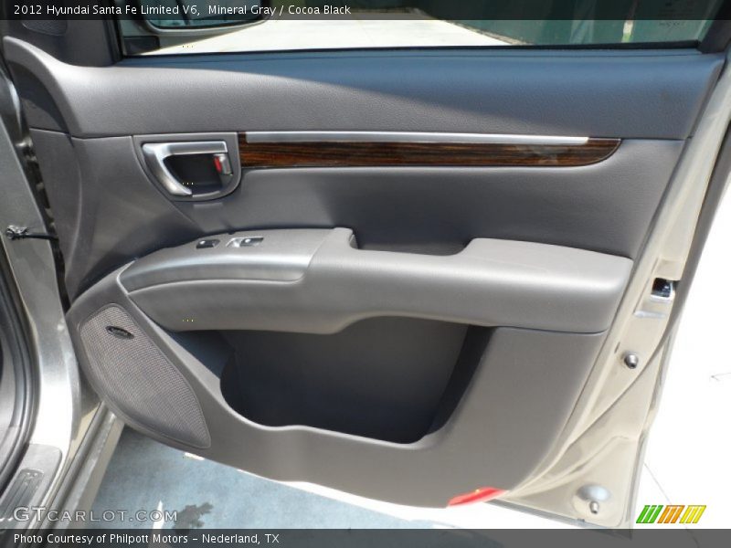 Mineral Gray / Cocoa Black 2012 Hyundai Santa Fe Limited V6