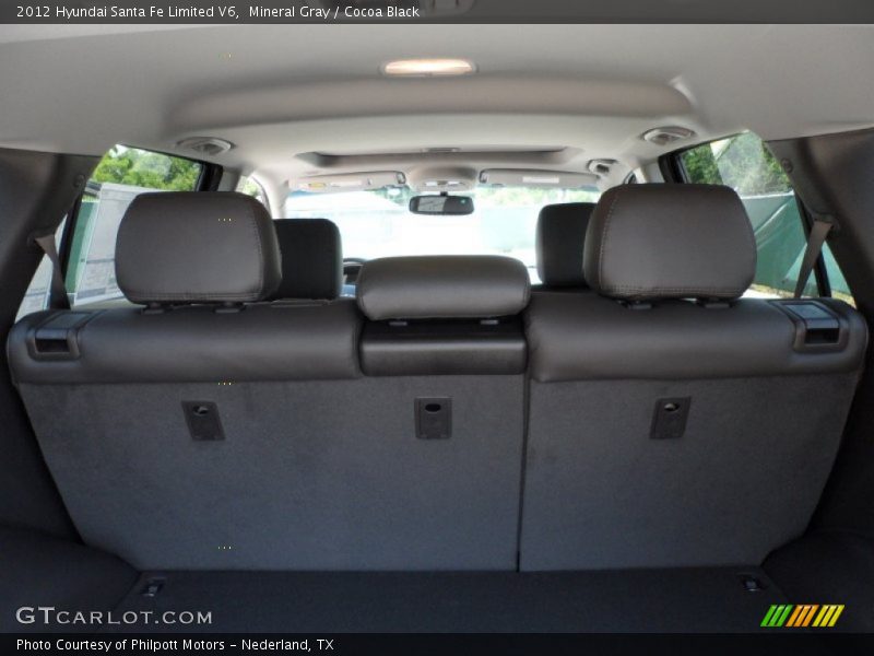 Mineral Gray / Cocoa Black 2012 Hyundai Santa Fe Limited V6