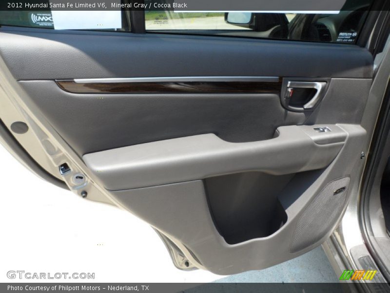 Mineral Gray / Cocoa Black 2012 Hyundai Santa Fe Limited V6