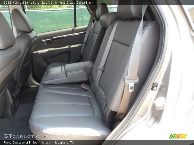 Mineral Gray / Cocoa Black 2012 Hyundai Santa Fe Limited V6