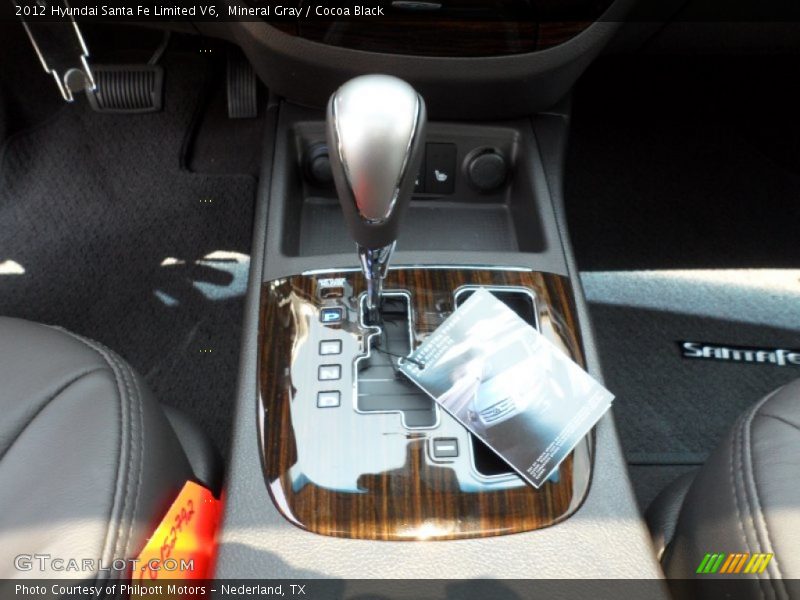 Mineral Gray / Cocoa Black 2012 Hyundai Santa Fe Limited V6