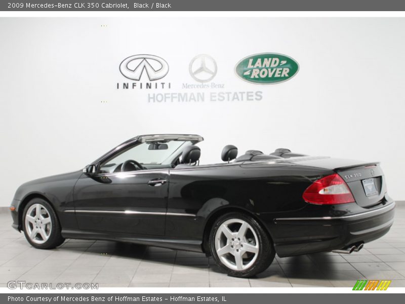 Black / Black 2009 Mercedes-Benz CLK 350 Cabriolet