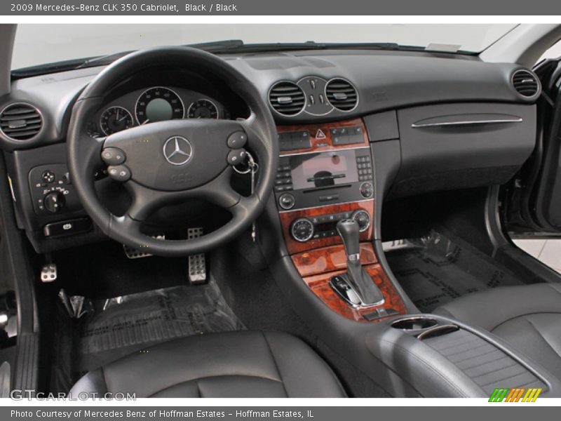 Black / Black 2009 Mercedes-Benz CLK 350 Cabriolet