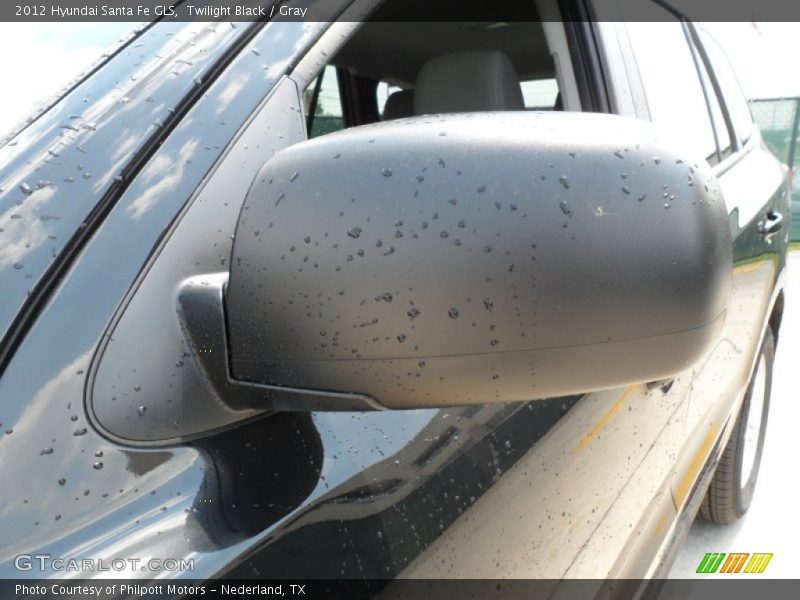 Twilight Black / Gray 2012 Hyundai Santa Fe GLS