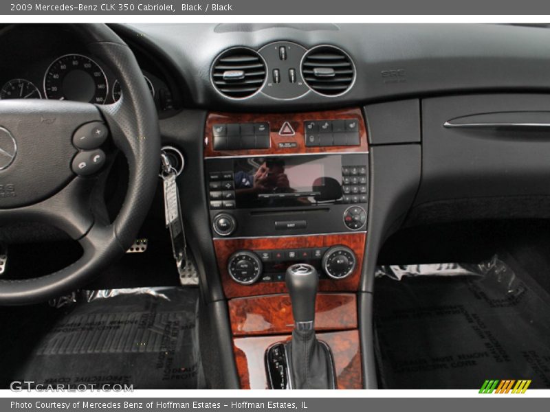 Black / Black 2009 Mercedes-Benz CLK 350 Cabriolet
