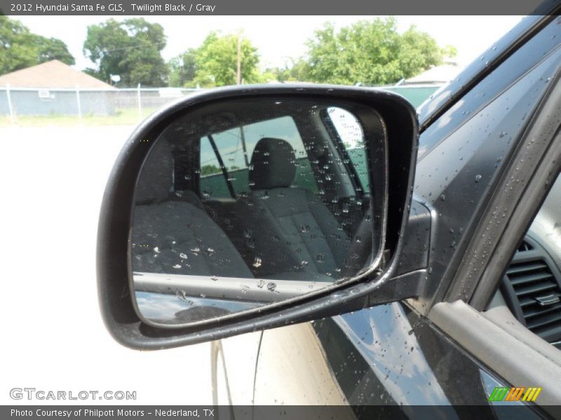 Twilight Black / Gray 2012 Hyundai Santa Fe GLS