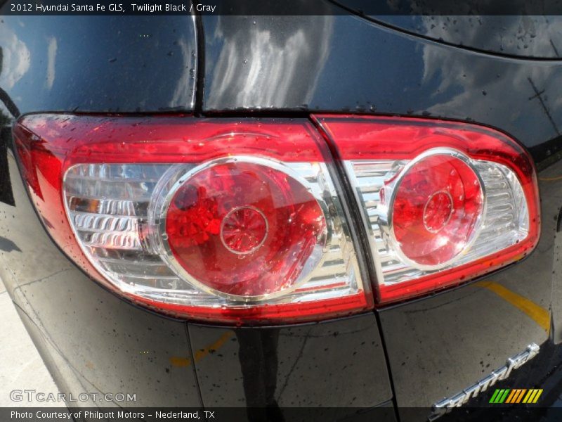 Twilight Black / Gray 2012 Hyundai Santa Fe GLS