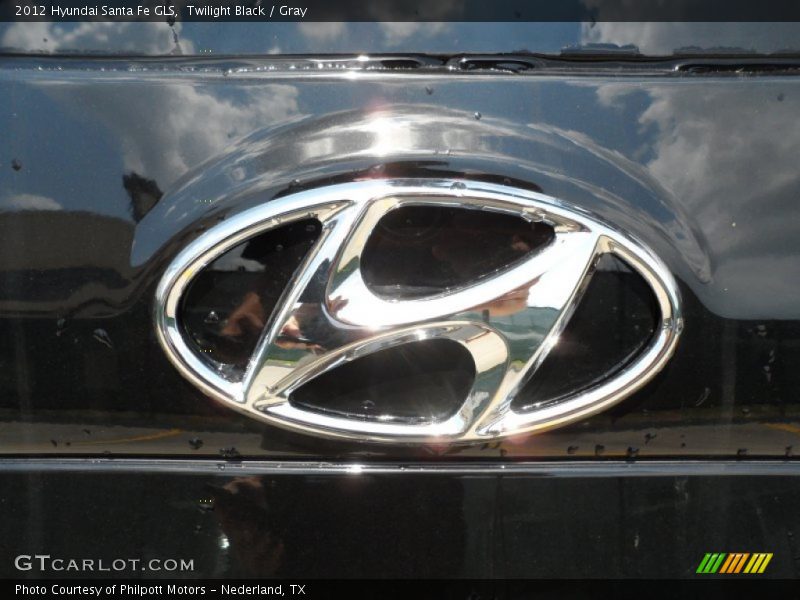 Twilight Black / Gray 2012 Hyundai Santa Fe GLS