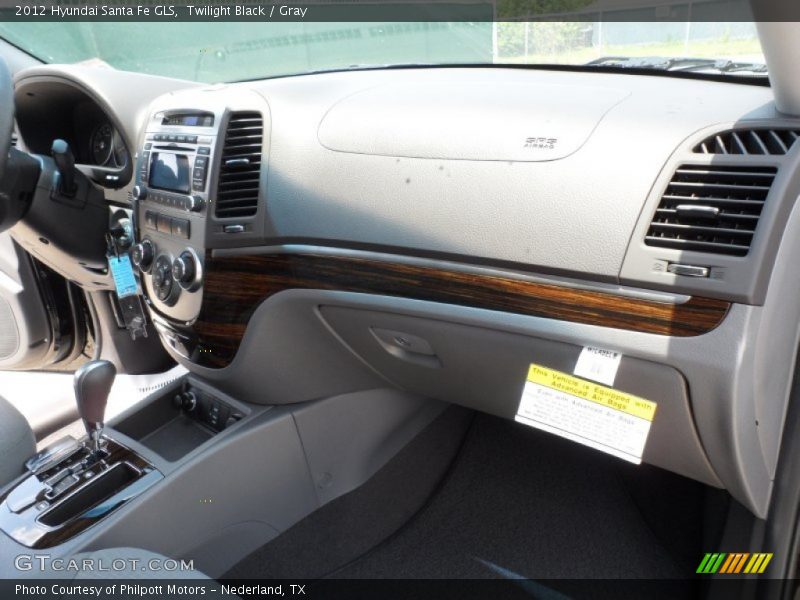 Twilight Black / Gray 2012 Hyundai Santa Fe GLS