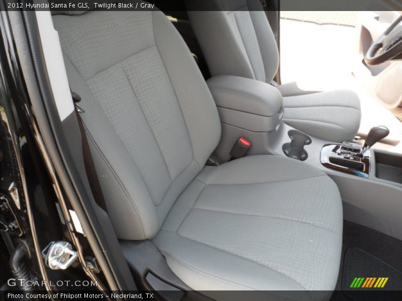 Twilight Black / Gray 2012 Hyundai Santa Fe GLS