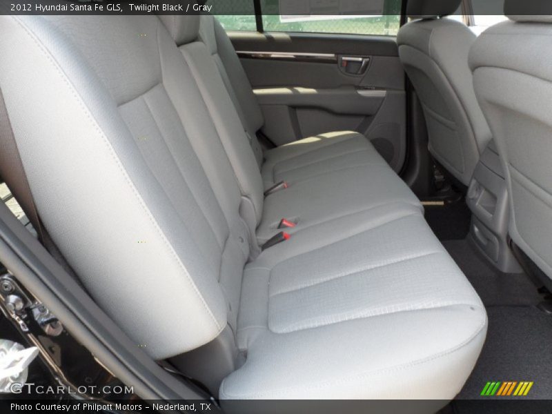 Twilight Black / Gray 2012 Hyundai Santa Fe GLS