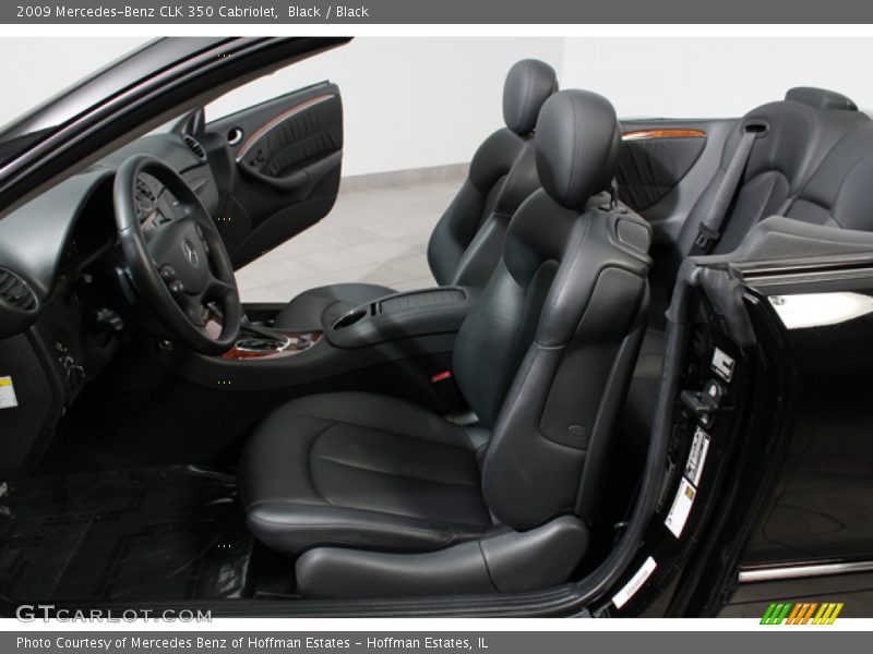 Black / Black 2009 Mercedes-Benz CLK 350 Cabriolet