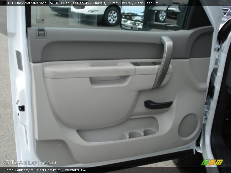 Summit White / Dark Titanium 2011 Chevrolet Silverado 3500HD Regular Cab 4x4 Chassis