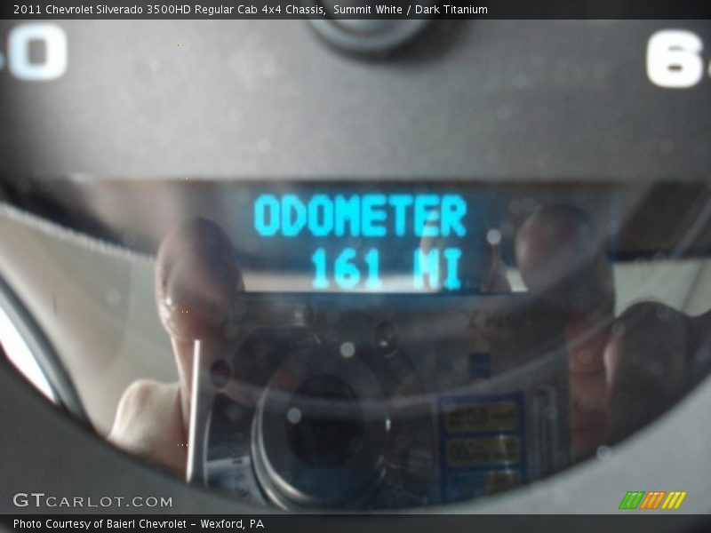 Summit White / Dark Titanium 2011 Chevrolet Silverado 3500HD Regular Cab 4x4 Chassis