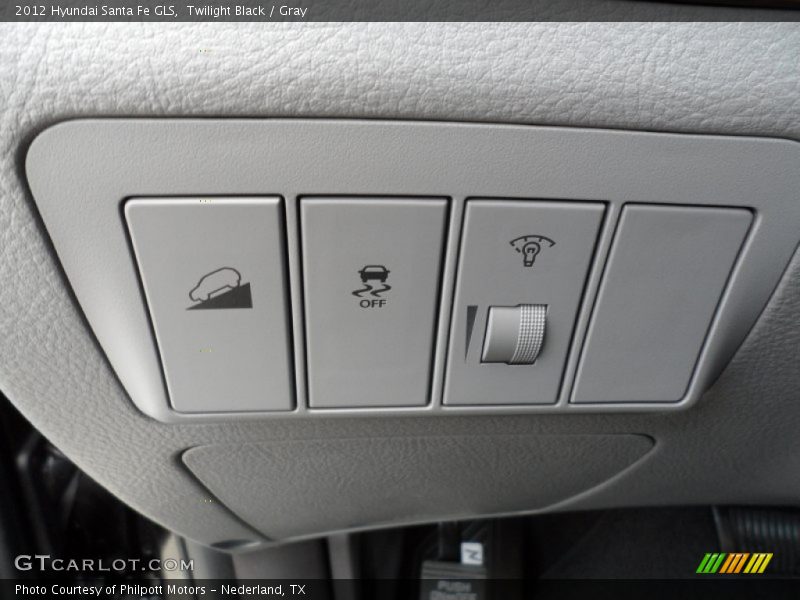 Twilight Black / Gray 2012 Hyundai Santa Fe GLS