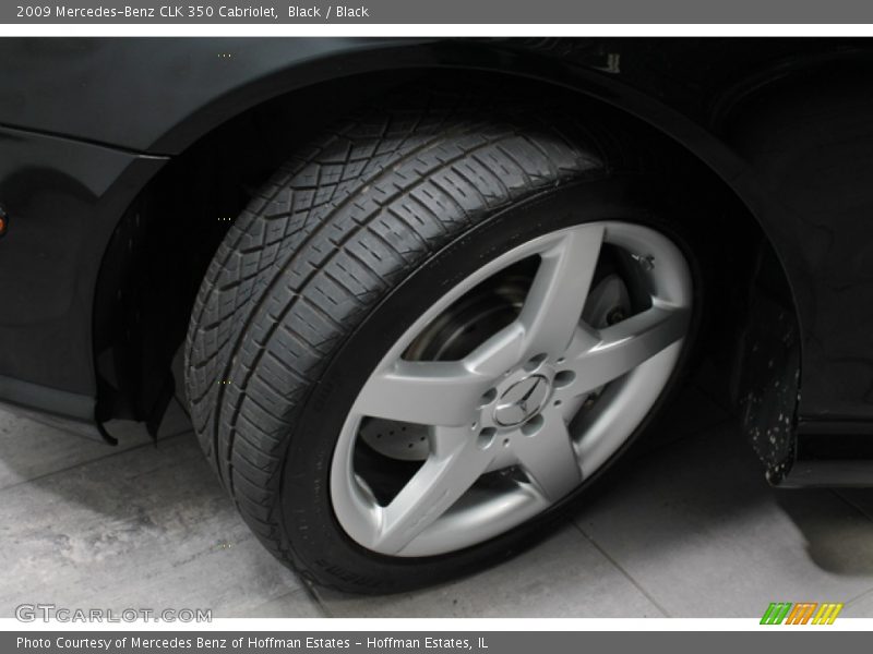 Black / Black 2009 Mercedes-Benz CLK 350 Cabriolet