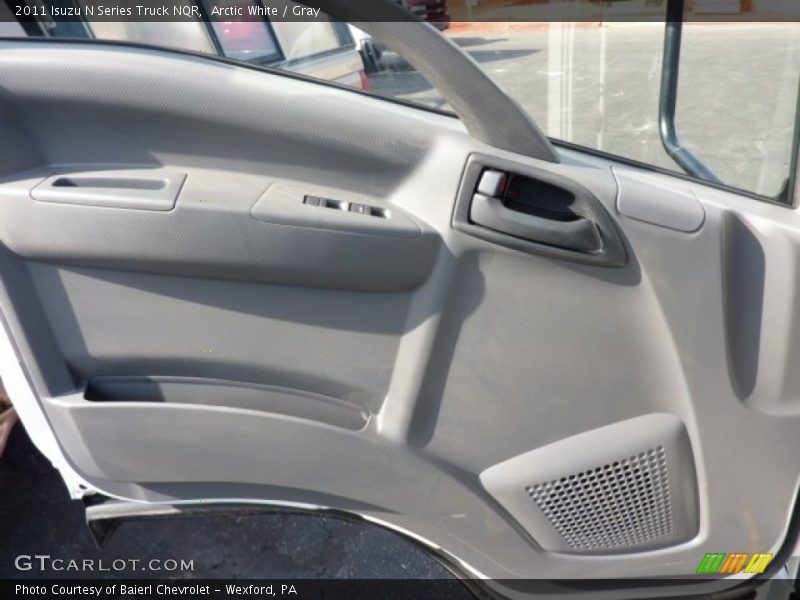 Arctic White / Gray 2011 Isuzu N Series Truck NQR
