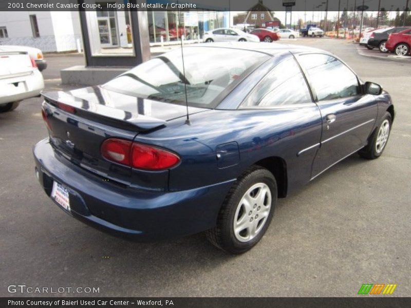 Indigo Blue Metallic / Graphite 2001 Chevrolet Cavalier Coupe