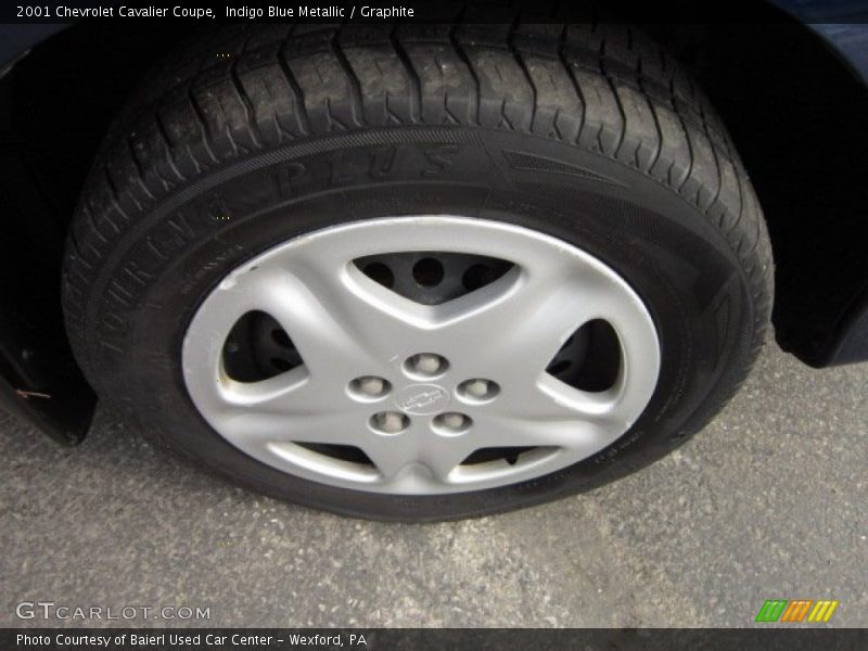 Indigo Blue Metallic / Graphite 2001 Chevrolet Cavalier Coupe