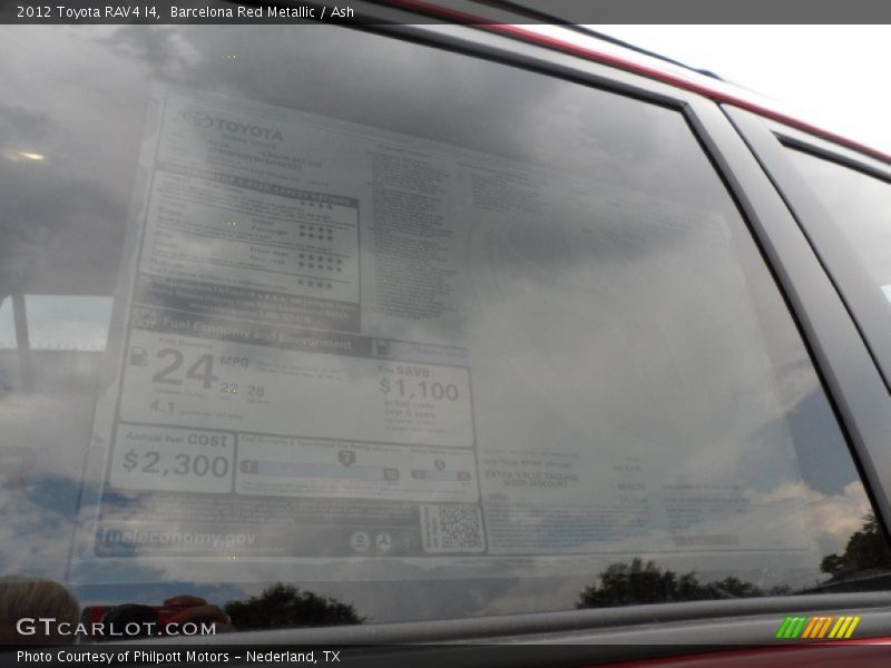 Barcelona Red Metallic / Ash 2012 Toyota RAV4 I4