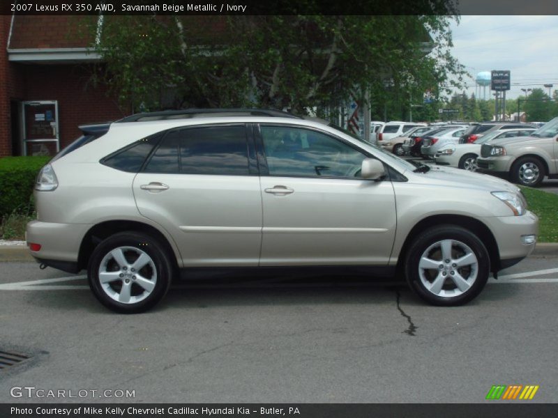 Savannah Beige Metallic / Ivory 2007 Lexus RX 350 AWD