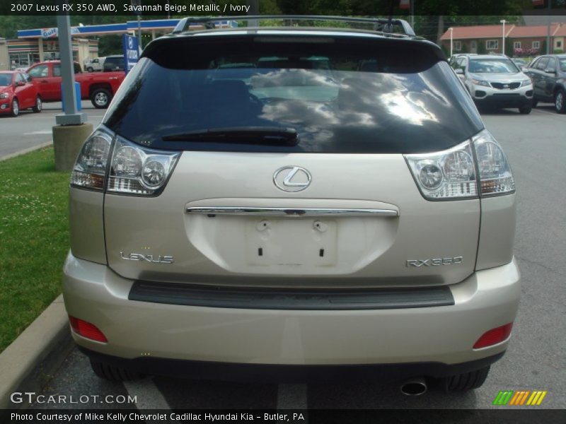 Savannah Beige Metallic / Ivory 2007 Lexus RX 350 AWD