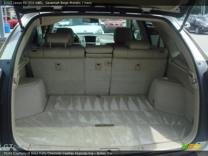 Savannah Beige Metallic / Ivory 2007 Lexus RX 350 AWD