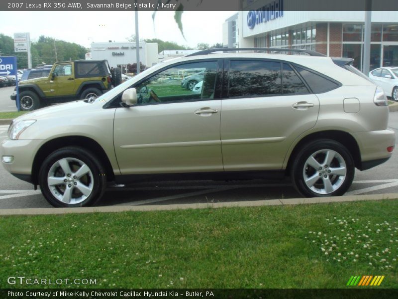 Savannah Beige Metallic / Ivory 2007 Lexus RX 350 AWD