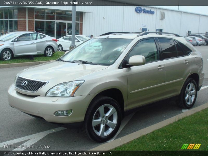 Savannah Beige Metallic / Ivory 2007 Lexus RX 350 AWD
