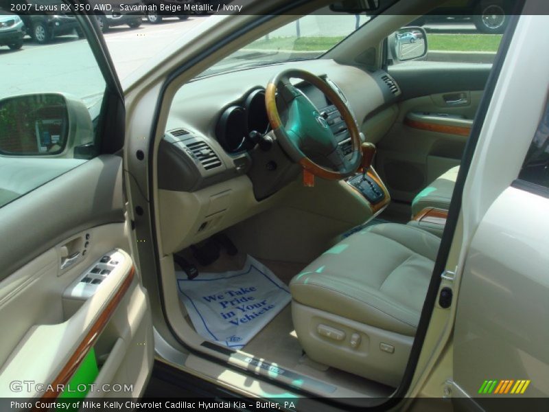 Savannah Beige Metallic / Ivory 2007 Lexus RX 350 AWD