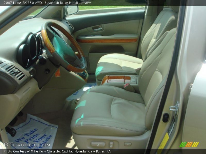 Savannah Beige Metallic / Ivory 2007 Lexus RX 350 AWD