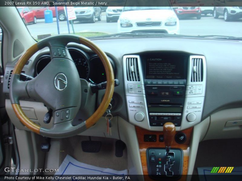 Savannah Beige Metallic / Ivory 2007 Lexus RX 350 AWD