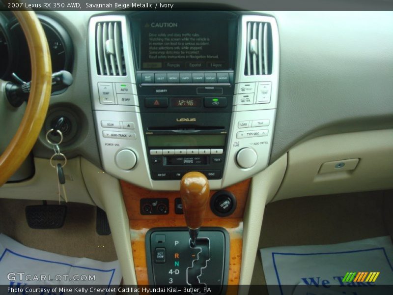 Savannah Beige Metallic / Ivory 2007 Lexus RX 350 AWD