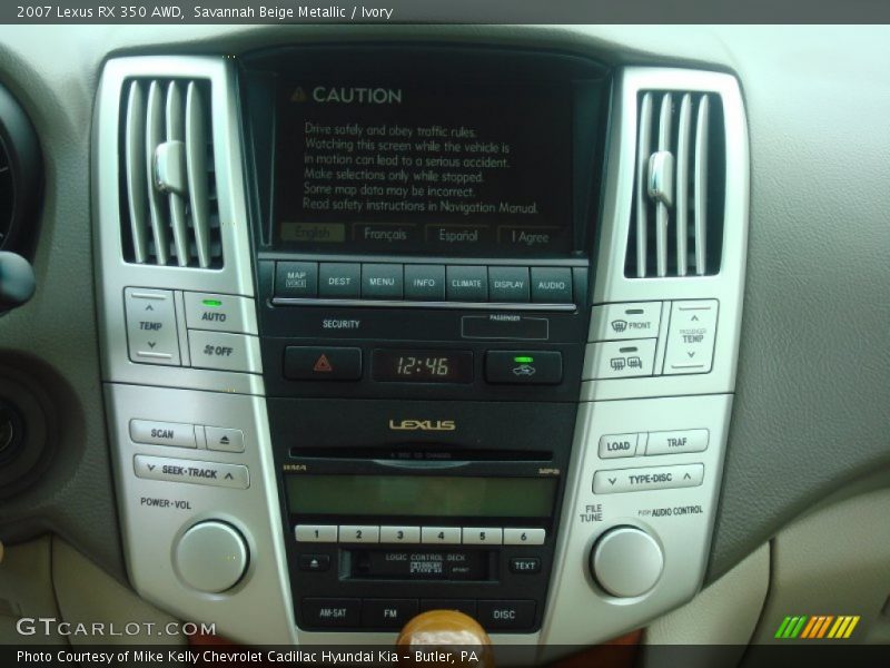 Savannah Beige Metallic / Ivory 2007 Lexus RX 350 AWD