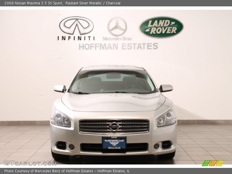 Radiant Silver Metallic / Charcoal 2009 Nissan Maxima 3.5 SV Sport
