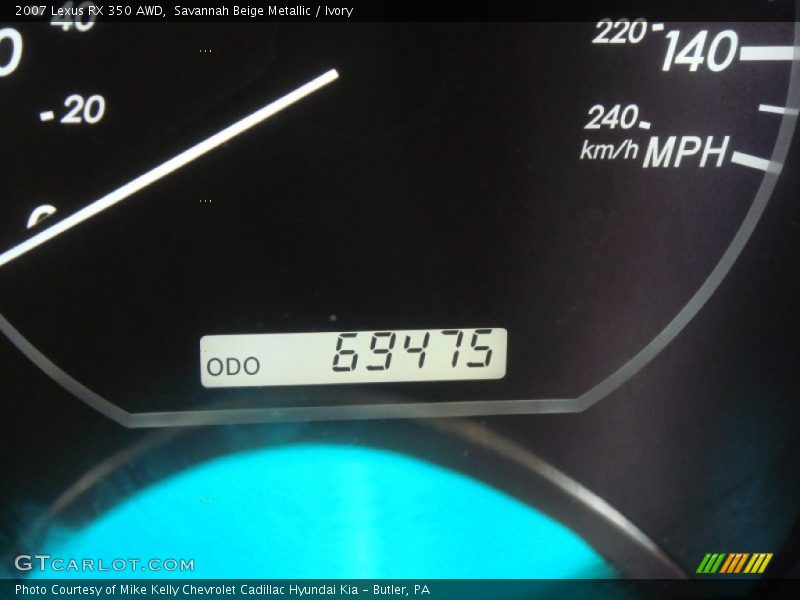 Savannah Beige Metallic / Ivory 2007 Lexus RX 350 AWD