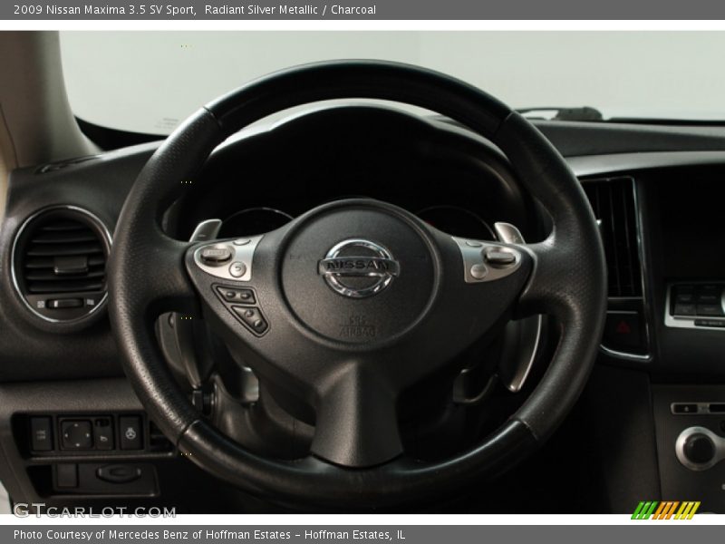 Radiant Silver Metallic / Charcoal 2009 Nissan Maxima 3.5 SV Sport