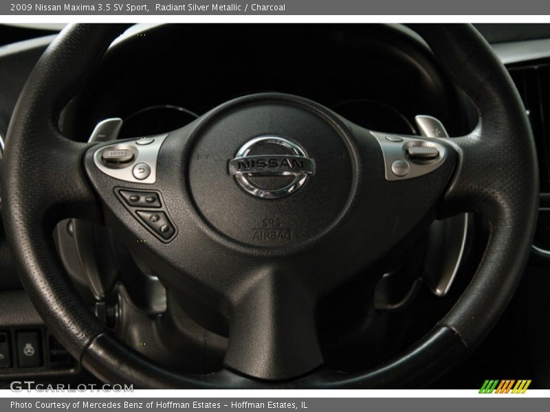 Radiant Silver Metallic / Charcoal 2009 Nissan Maxima 3.5 SV Sport