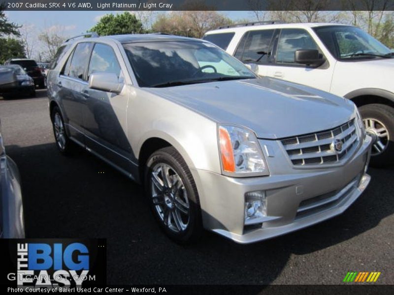 Light Platinum / Light Gray 2007 Cadillac SRX 4 V6 AWD