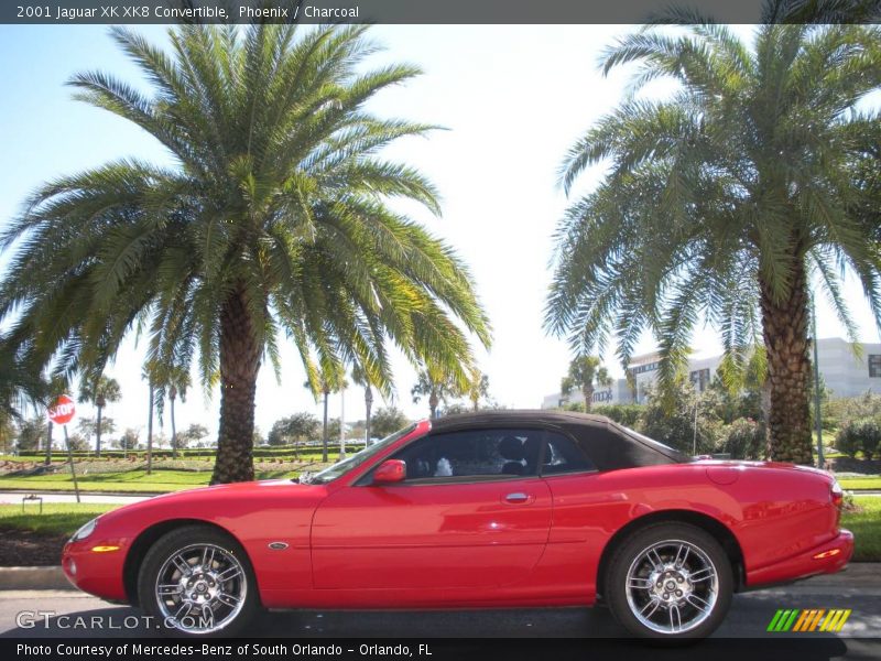 Phoenix / Charcoal 2001 Jaguar XK XK8 Convertible