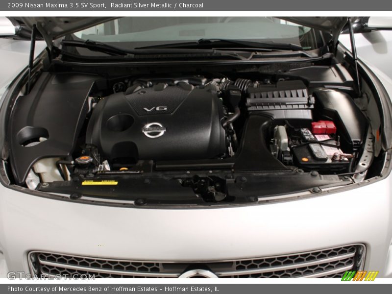 Radiant Silver Metallic / Charcoal 2009 Nissan Maxima 3.5 SV Sport