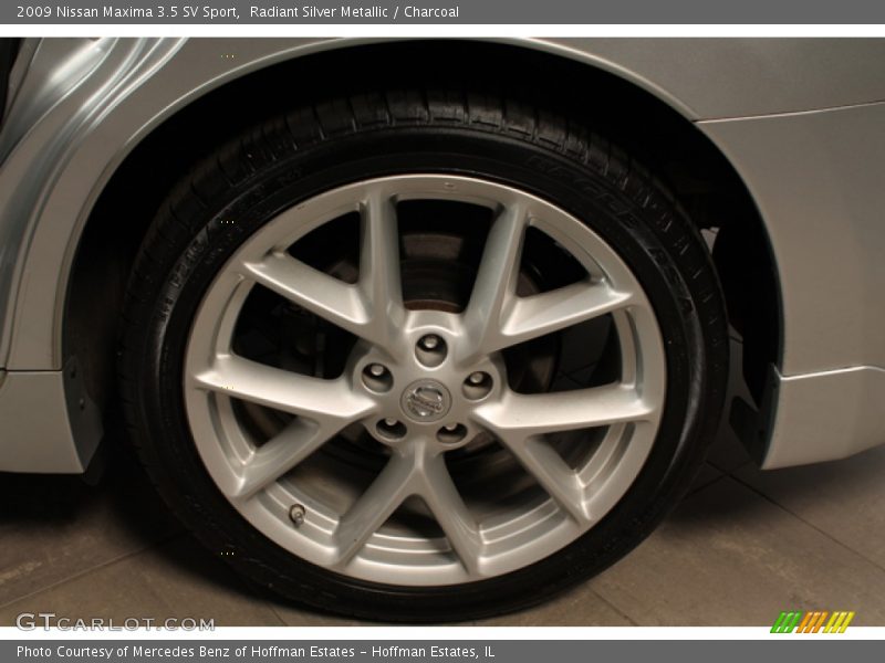 Radiant Silver Metallic / Charcoal 2009 Nissan Maxima 3.5 SV Sport