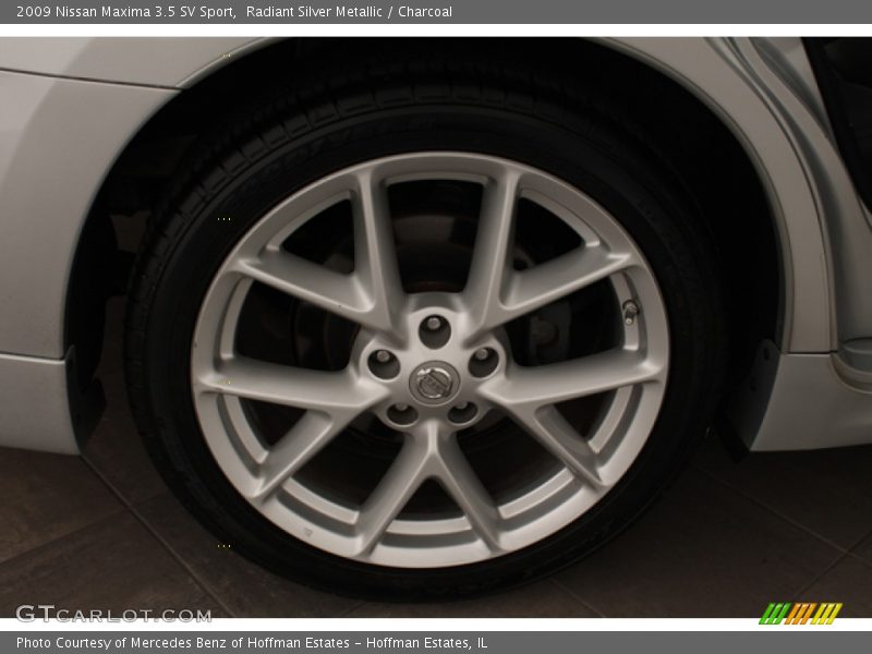 Radiant Silver Metallic / Charcoal 2009 Nissan Maxima 3.5 SV Sport