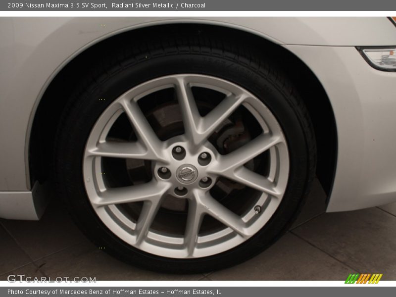 Radiant Silver Metallic / Charcoal 2009 Nissan Maxima 3.5 SV Sport