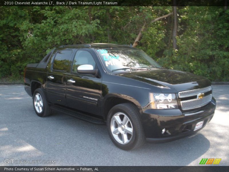 Black / Dark Titanium/Light Titanium 2010 Chevrolet Avalanche LT