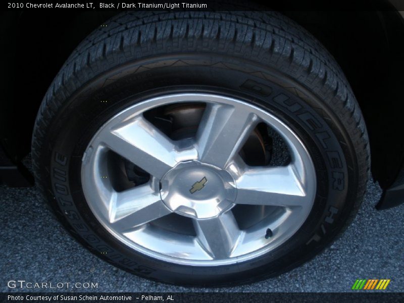 Black / Dark Titanium/Light Titanium 2010 Chevrolet Avalanche LT