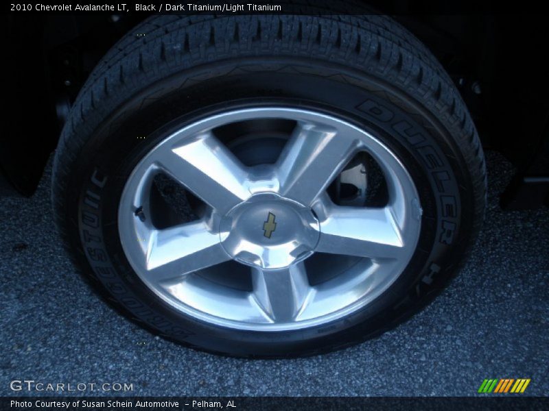 Black / Dark Titanium/Light Titanium 2010 Chevrolet Avalanche LT