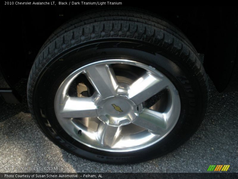 Black / Dark Titanium/Light Titanium 2010 Chevrolet Avalanche LT