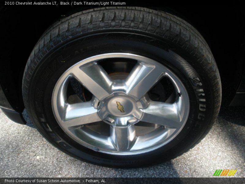 Black / Dark Titanium/Light Titanium 2010 Chevrolet Avalanche LT